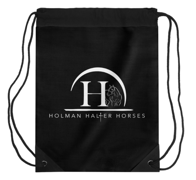 Holman Halter Horses Drawstring Bag