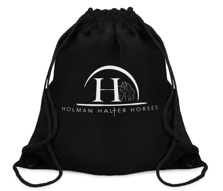 Holman Halter Horses Drawstring Bag