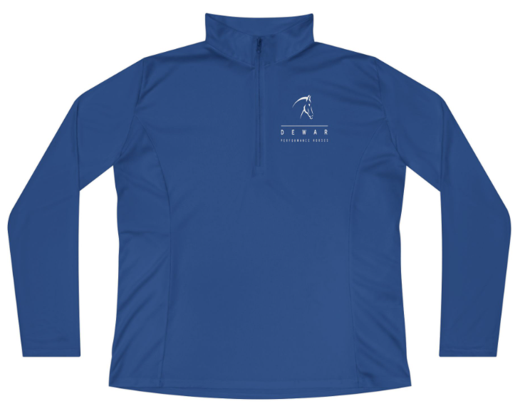 Dewar Performance Horses Quarter-Zip Pullover