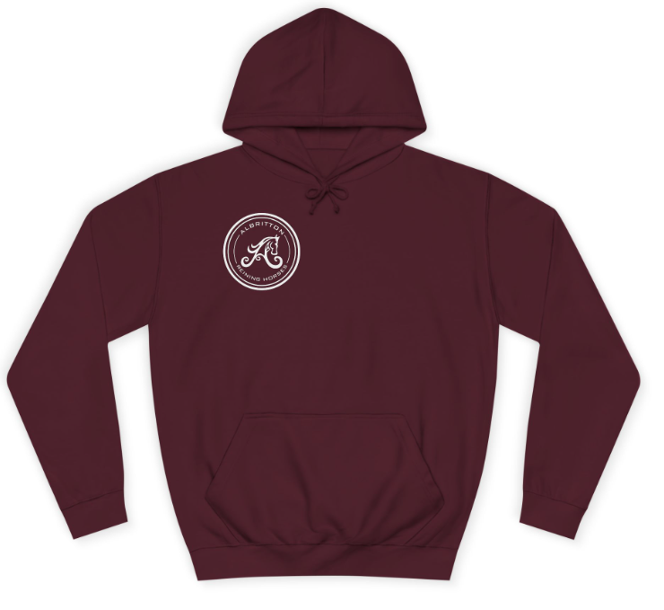 Albritton Reining Horses Chest Logo Hoodie