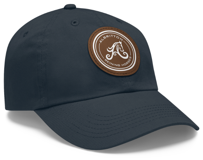 Albritton Reining Horses Logo Circle Patch Cap