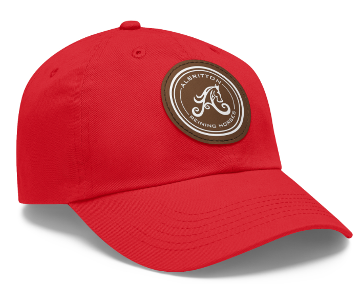 Albritton Reining Horses Logo Circle Patch Cap