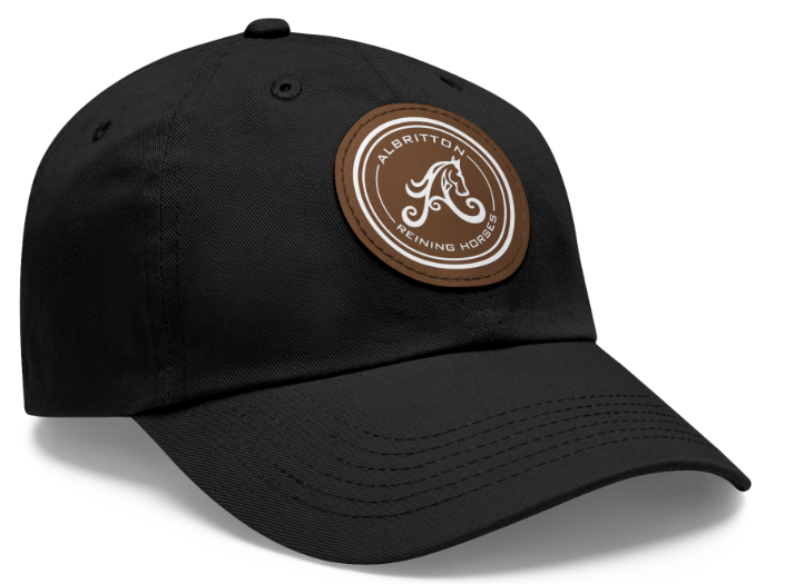 Albritton Reining Horses Logo Circle Patch Cap