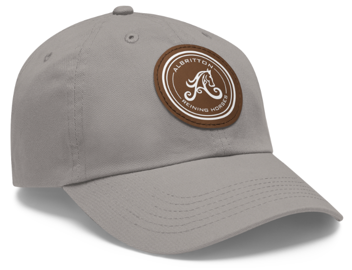 Albritton Reining Horses Logo Circle Patch Cap