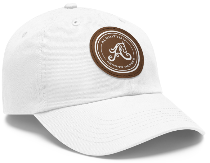 Albritton Reining Horses Logo Circle Patch Cap