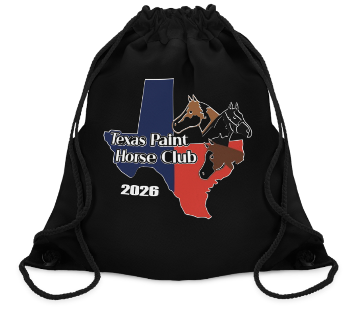 Texas Paint Horse Club Drawstring Bag