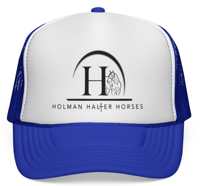 Holman Halter Horses Logo Trucker Cap