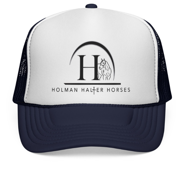 Holman Halter Horses Logo Trucker Cap