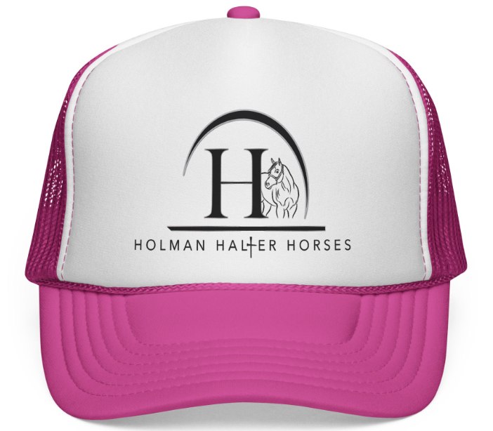 Holman Halter Horses Logo Trucker Cap