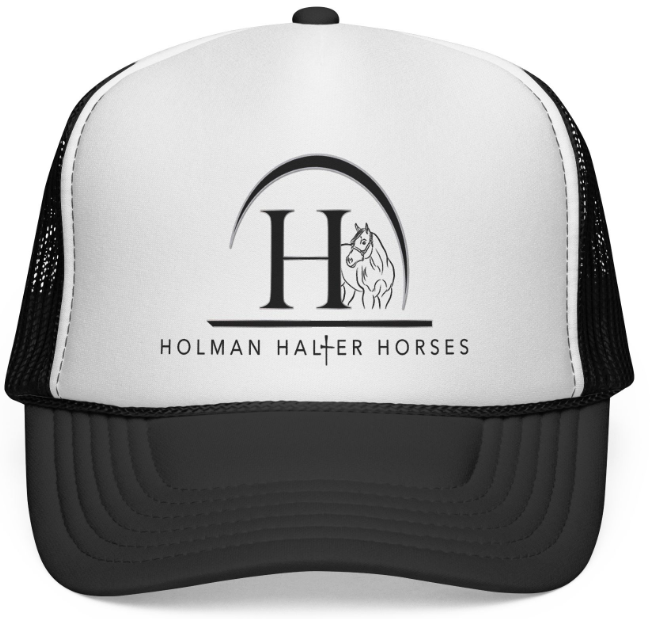 Holman Halter Horses Logo Trucker Cap