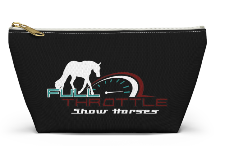 Full Throttle Show Horses Makeup Bag