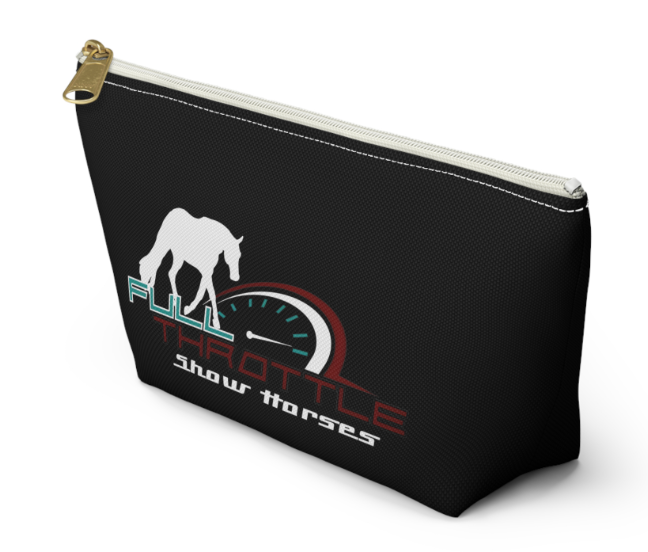 Full Throttle Show Horses Makeup Bag