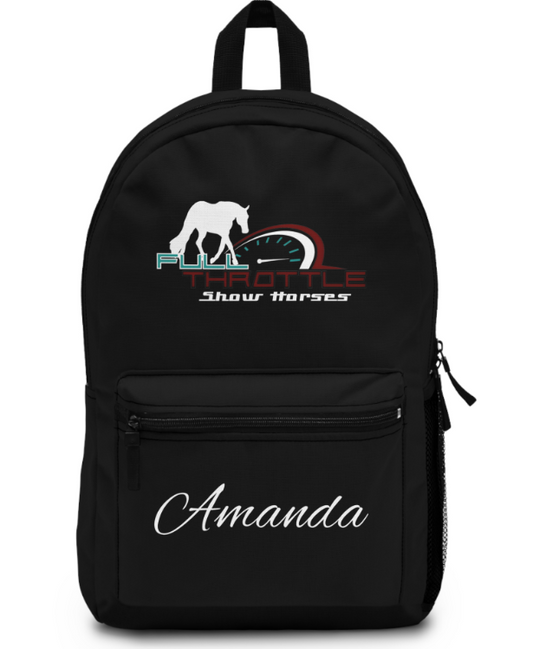 Full Throttle Show Horses Backpack