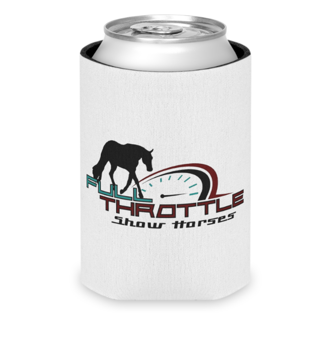 Full Throttle Show Horses Koozie