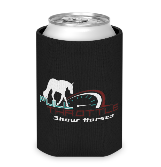 Full Throttle Show Horses Koozie