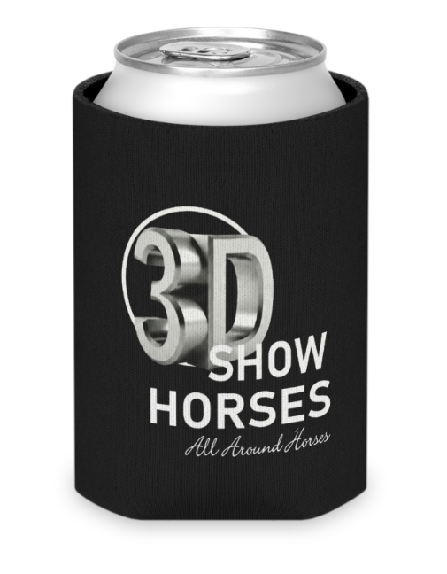 3D Show Horses Koozie