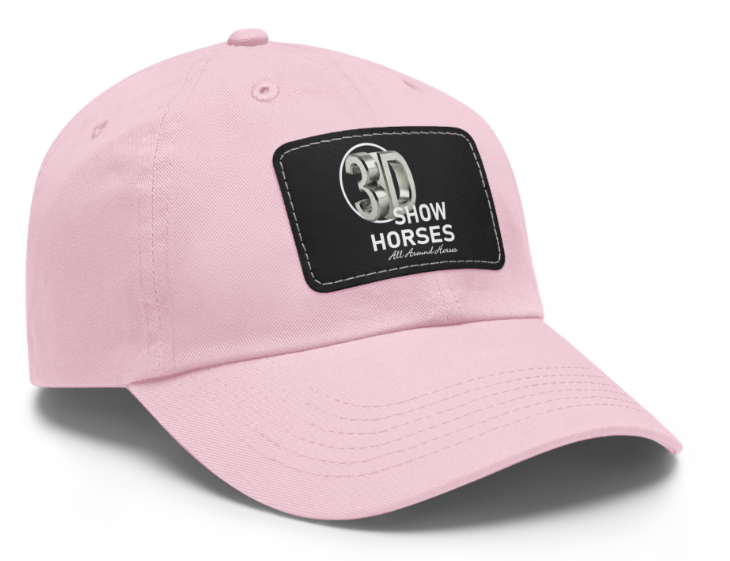 3D Show Horses Logo Square Patch Cap