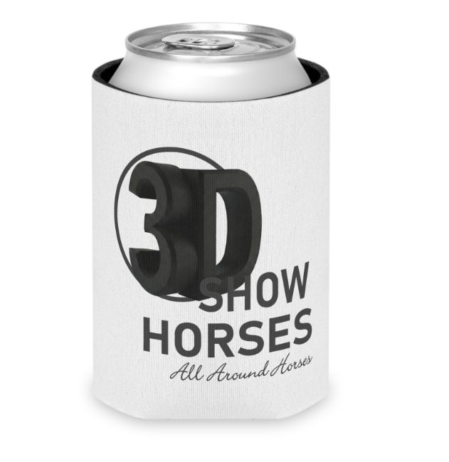 3D Show Horses Koozie