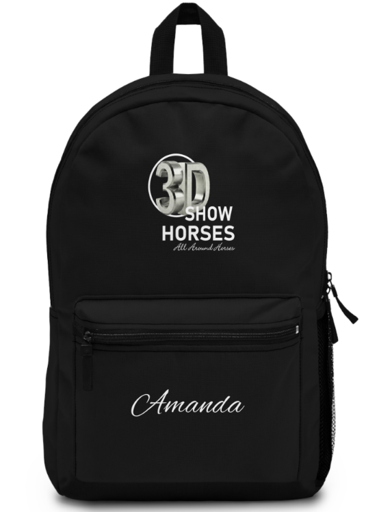 3D Show Horses Backpack