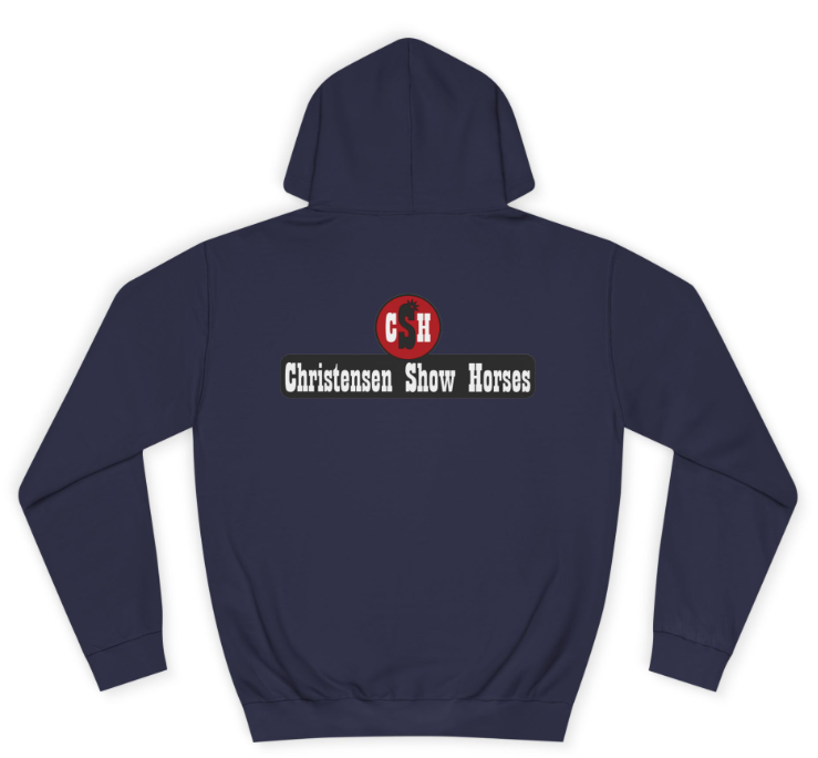Christensen Show Horses Chest Logo Hoodie