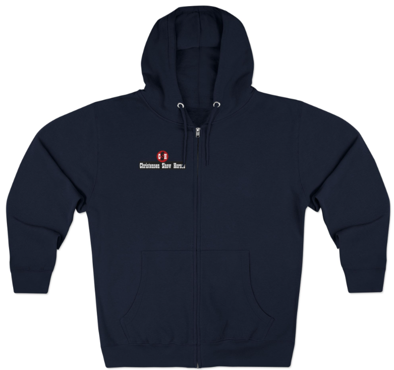 Christensen Show Horses Zip Up Hoodie