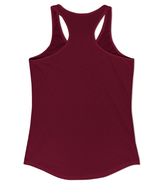 3D Show Horses Chest Logo Racerback Tank