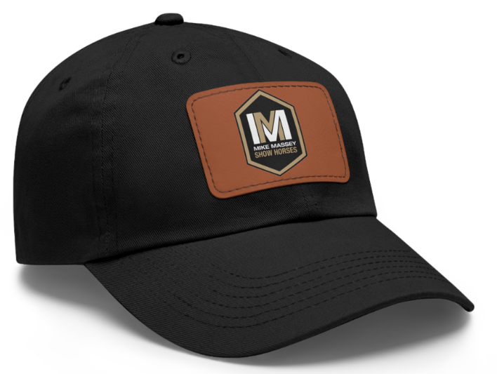 Mike Massey Show Horses Logo Square Patch Cap