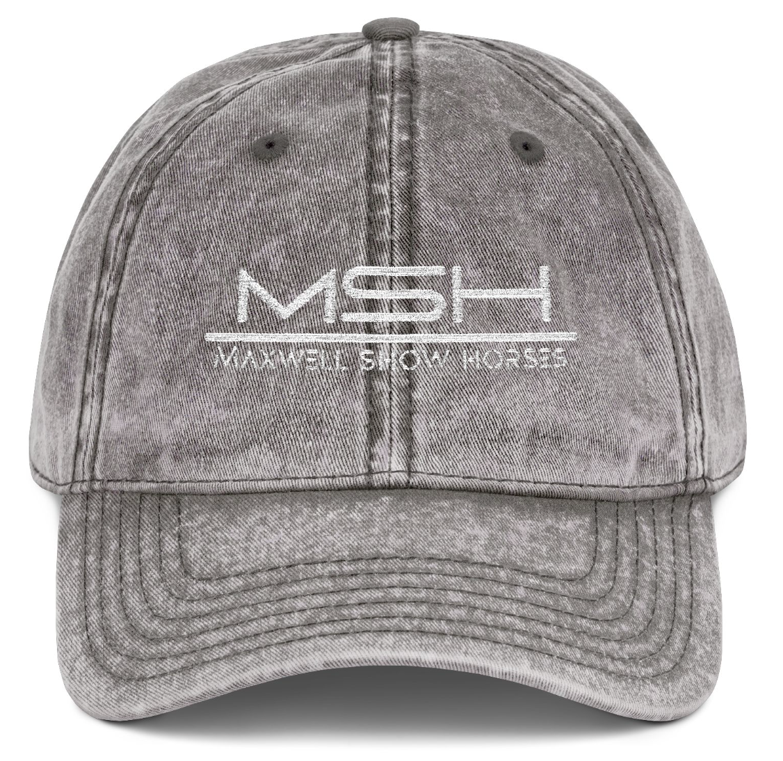 Vintage Cap Embroidery Maxwell Show Horses Logo