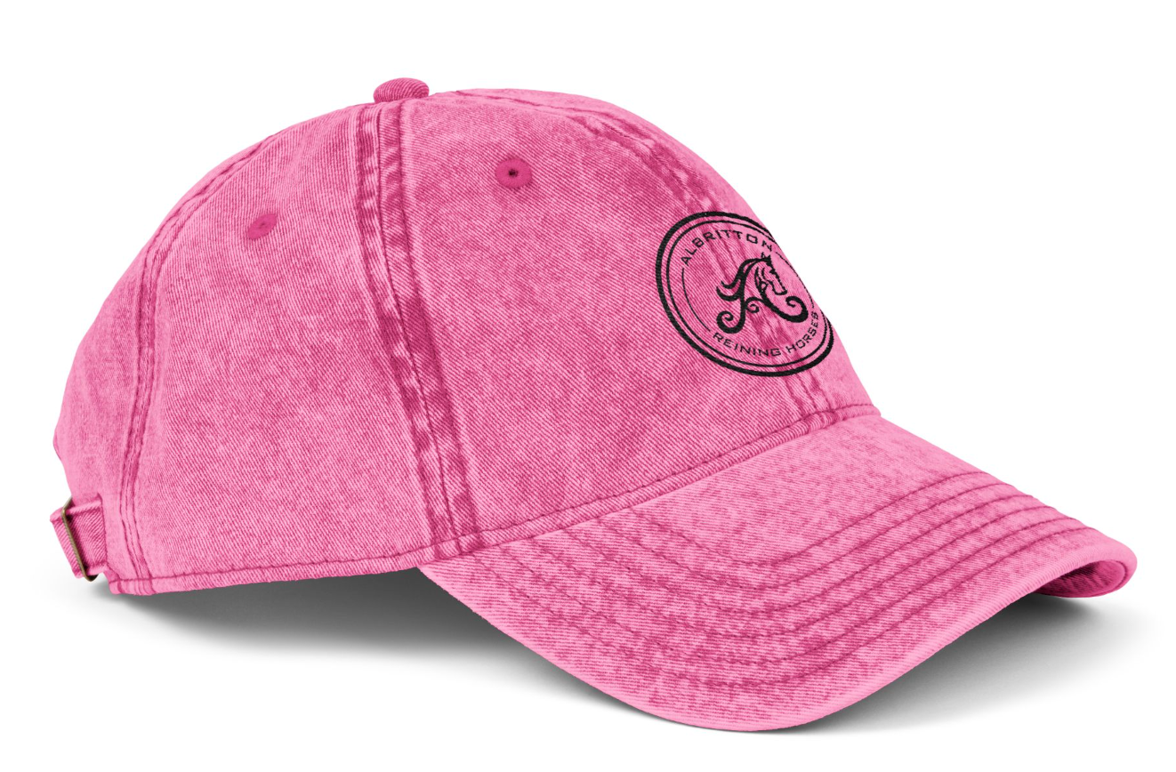 Vintage Cap Embroidery Albritton Reining Logo