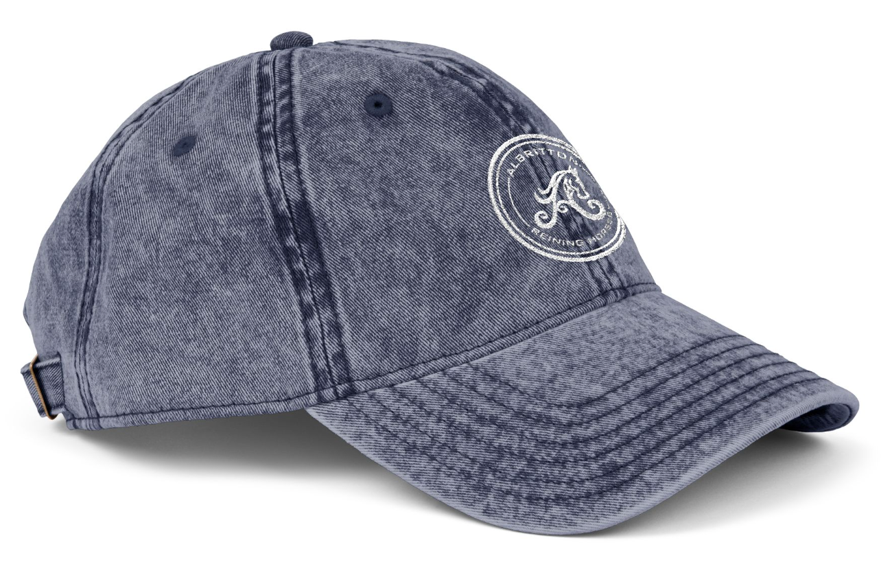 Vintage Cap Embroidery Albritton Reining Logo