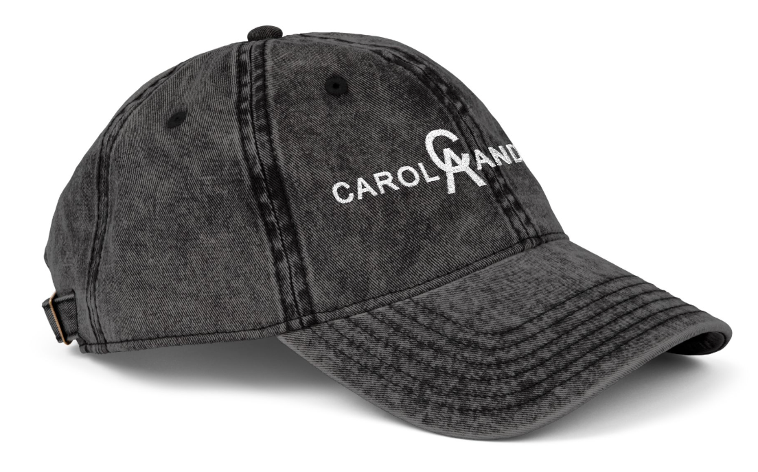 Vintage Cap Embroidery CA Performance Logo