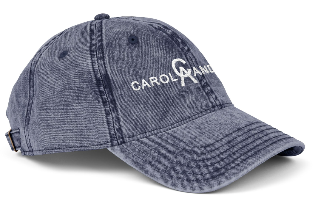Vintage Cap Embroidery CA Performance Logo