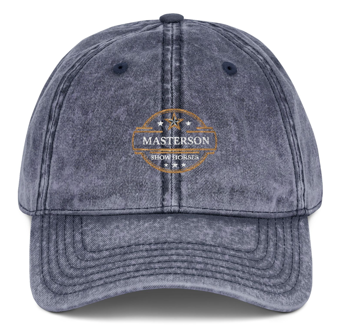 Vintage Cap Embroidery Masterson Logo