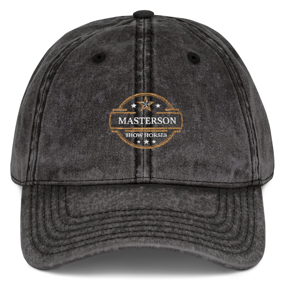 Vintage Cap Embroidery Masterson Logo