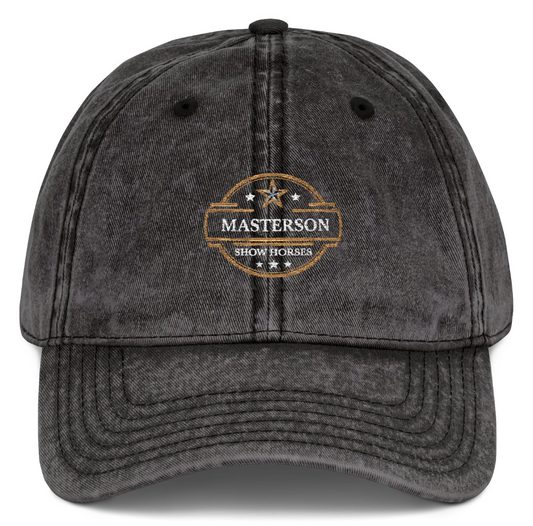 Vintage Cap Embroidery Masterson Logo