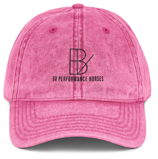 Vintage Cap Embroidery BV Performance Logo
