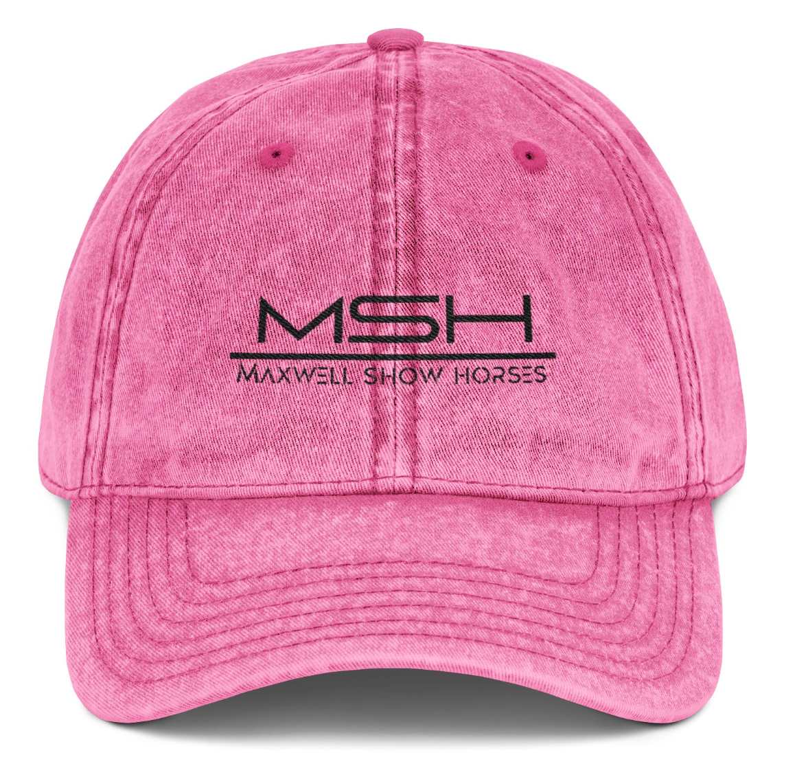 Vintage Cap Embroidery Maxwell Show Horses Logo