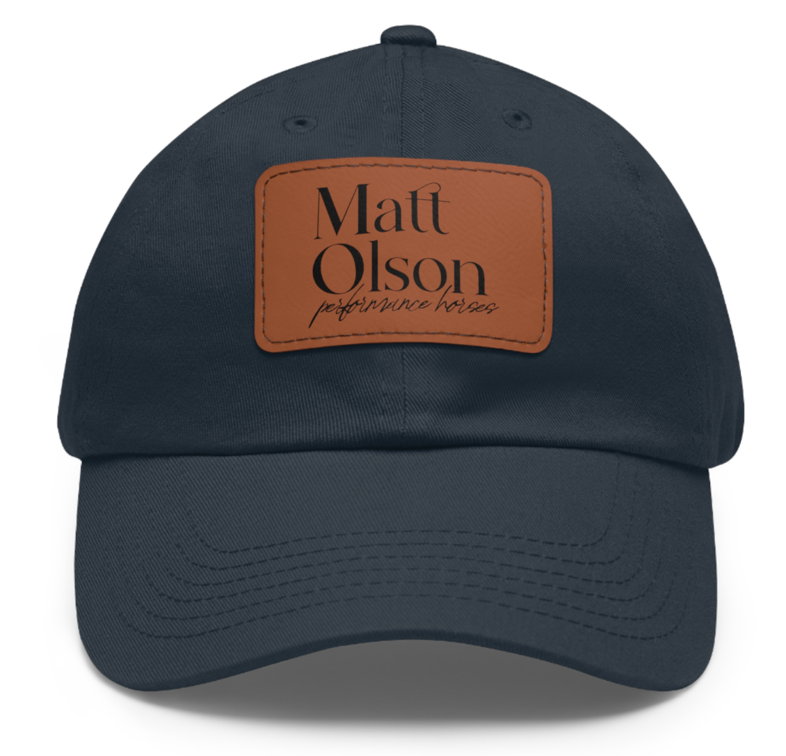 Matt Olson Performance Show Horses Logo Square Patch Cap