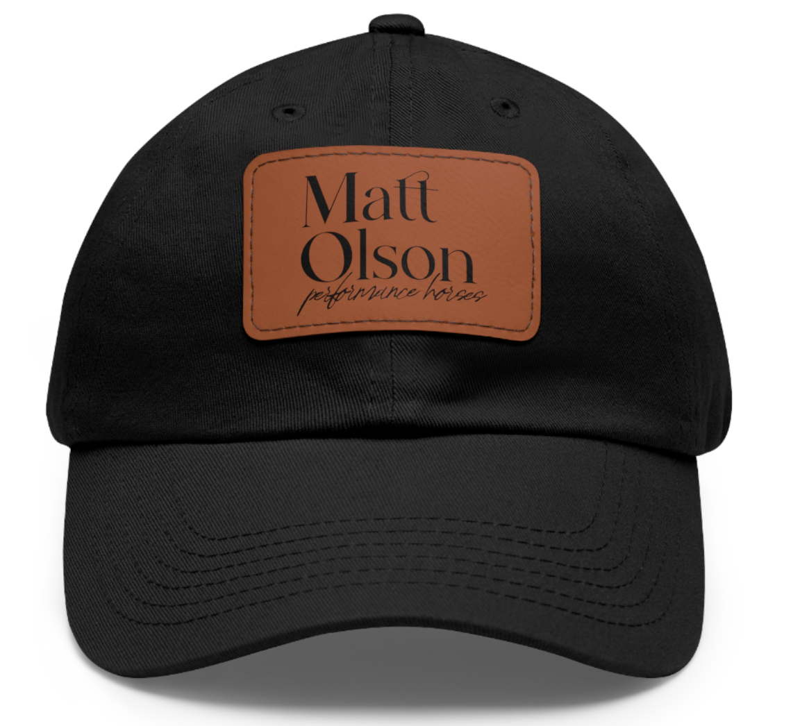 Matt Olson Performance Show Horses Logo Square Patch Cap