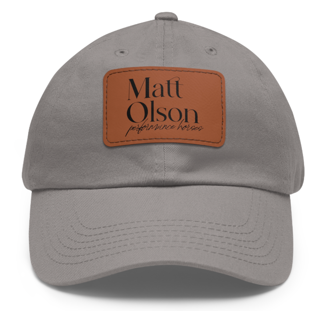 Matt Olson Performance Show Horses Logo Square Patch Cap