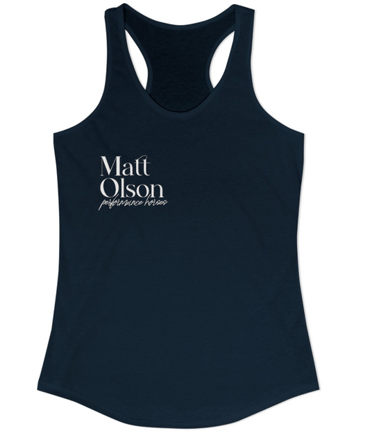 Matt Olson Performance Horses Chest Logo Racerback Tank