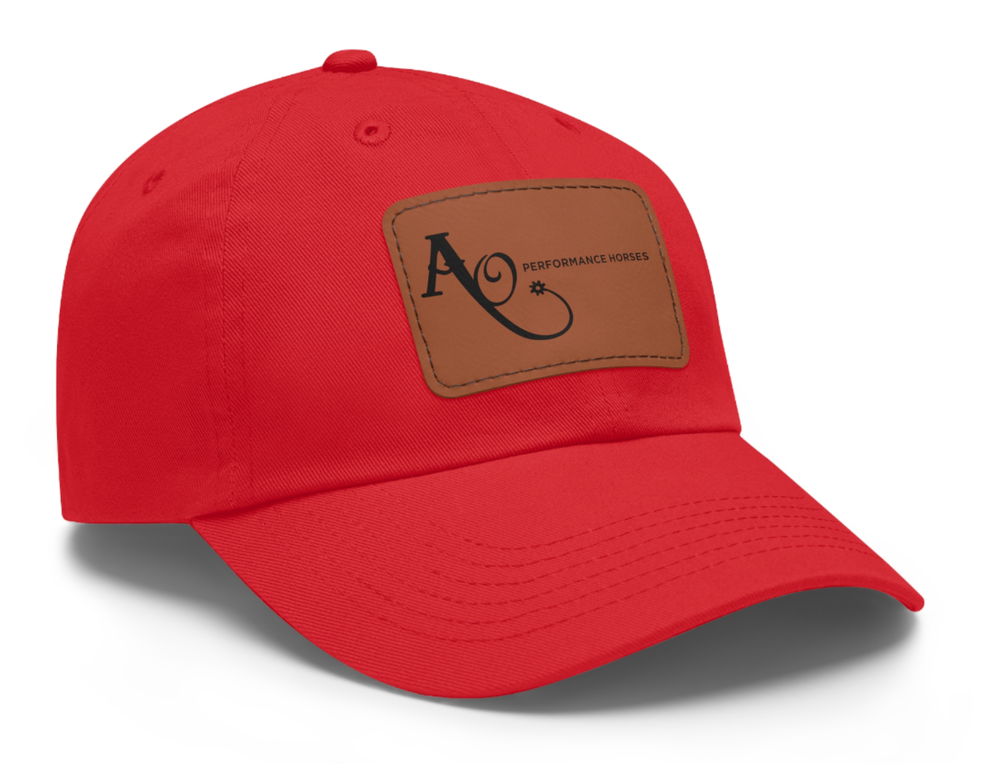 AO Performance Show Horses Logo Square Patch Cap