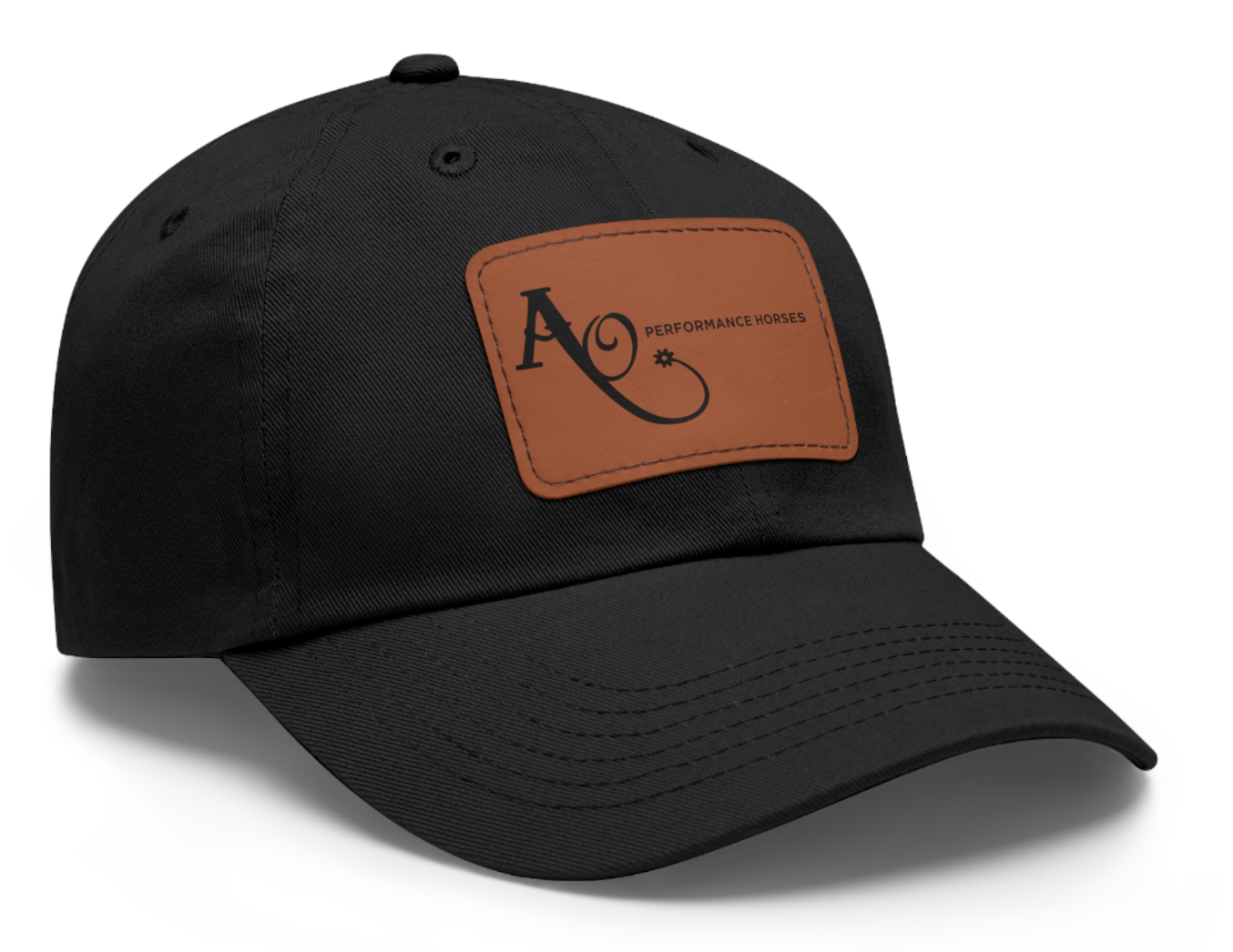 AO Performance Show Horses Logo Square Patch Cap