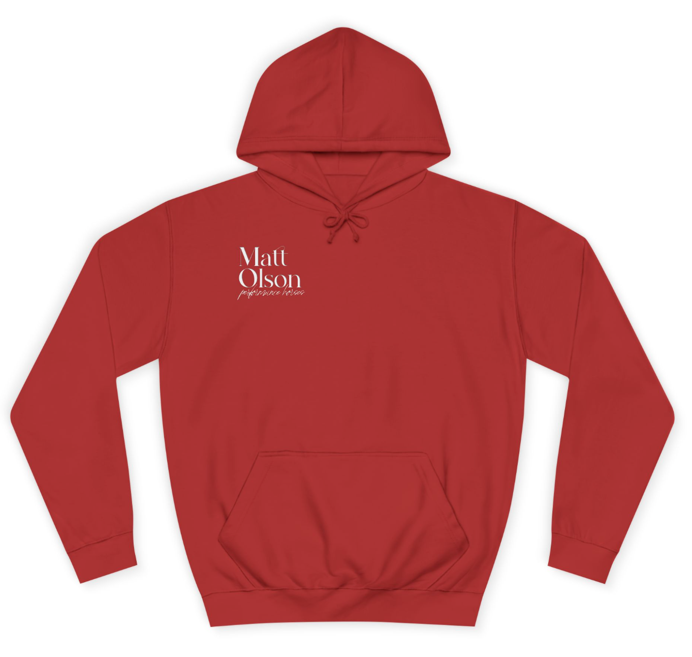 Matt Olson Performance Horses Chest Logo Hoodie