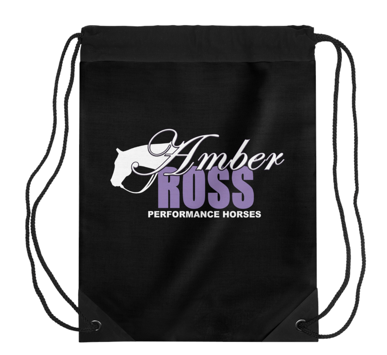 Amber Ross Performance Horses Drawstring Bag