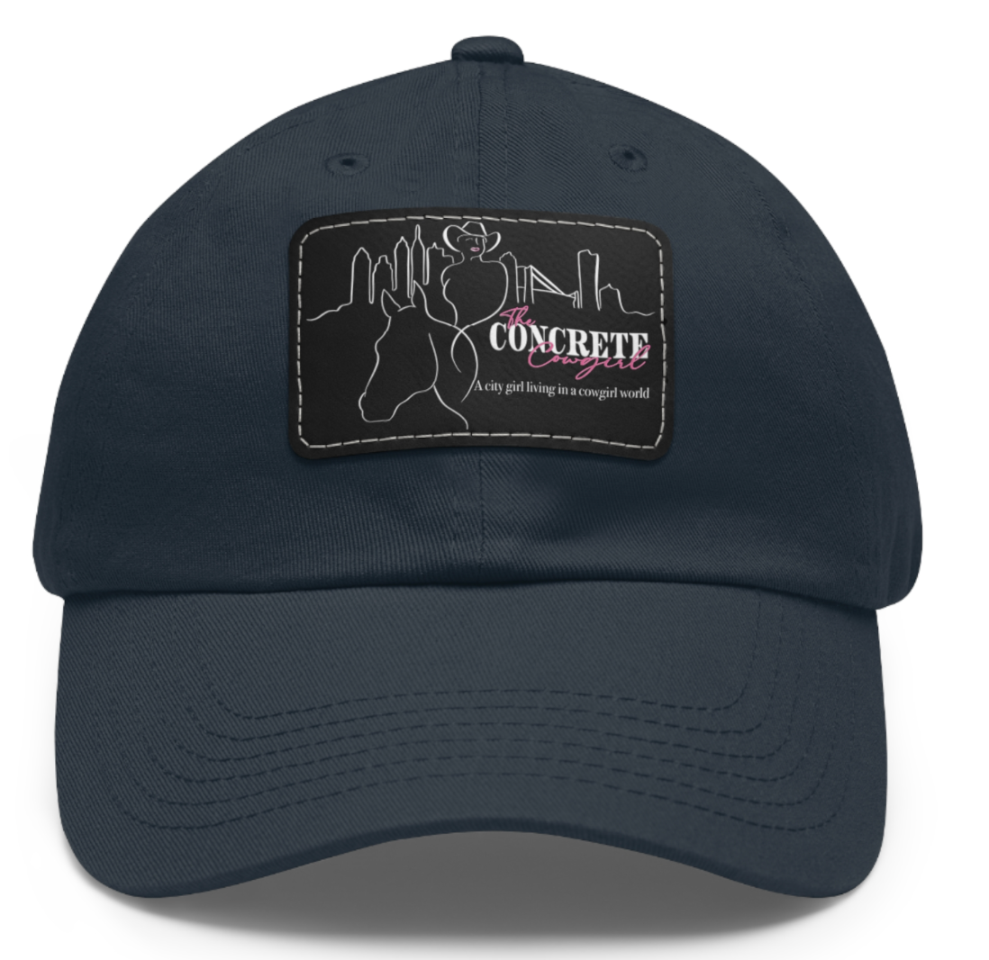 Concrete Cowgirl Logo Square Patch Cap