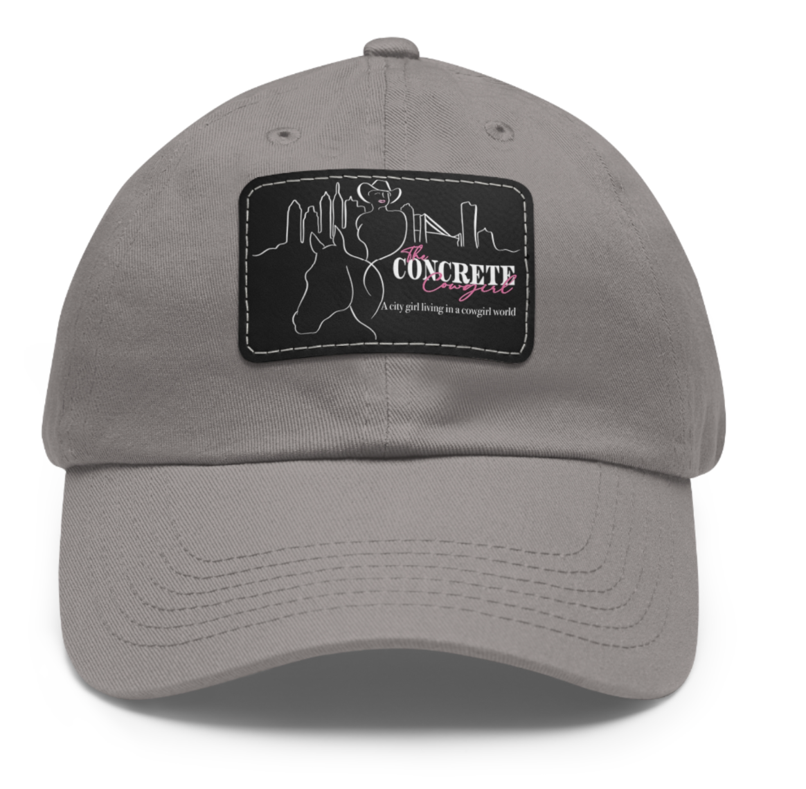 Concrete Cowgirl Logo Square Patch Cap