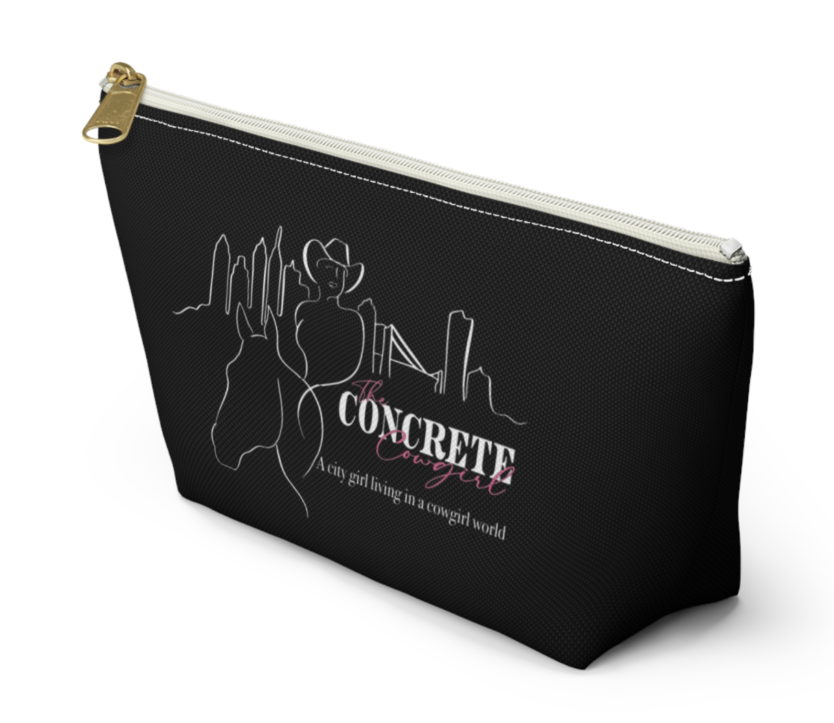 Concrete Cowgirl Makeup Bag