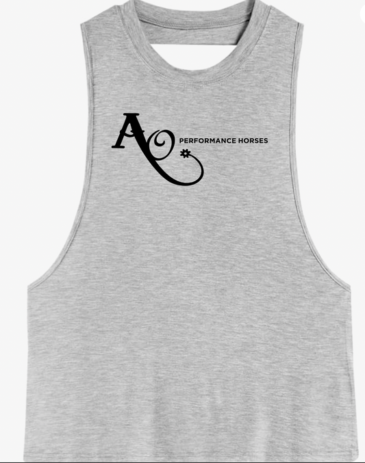 AO Performance Horses Women's Open Back Cut Out Tank Top