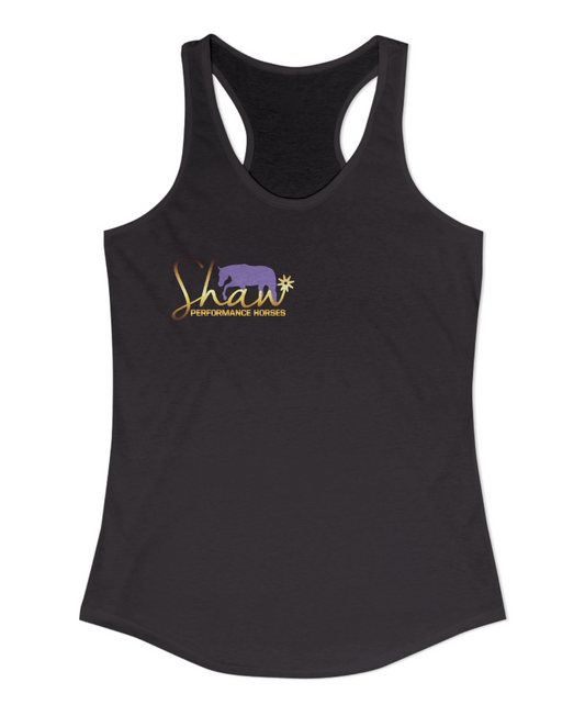 Shaw Performance Horses Chest Logo Racerback Tank